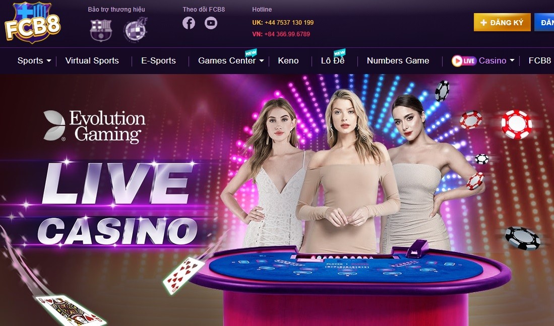 Khám phá các game casino đỉnh cao tại nhà cái Fcb8