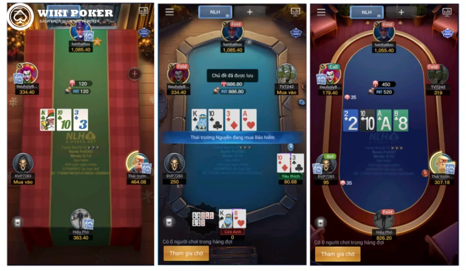 Luật chơi poker online
