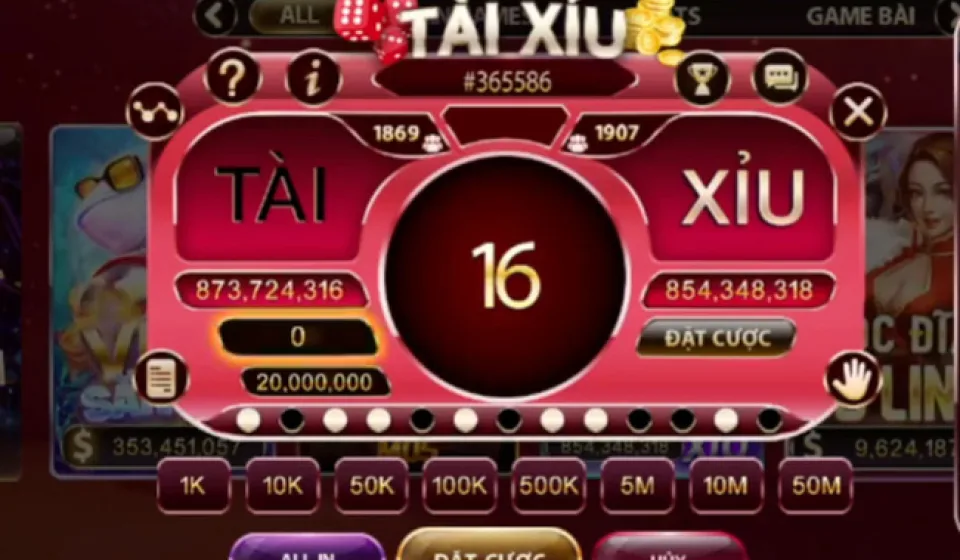 Các loại cược trong tài xỉu